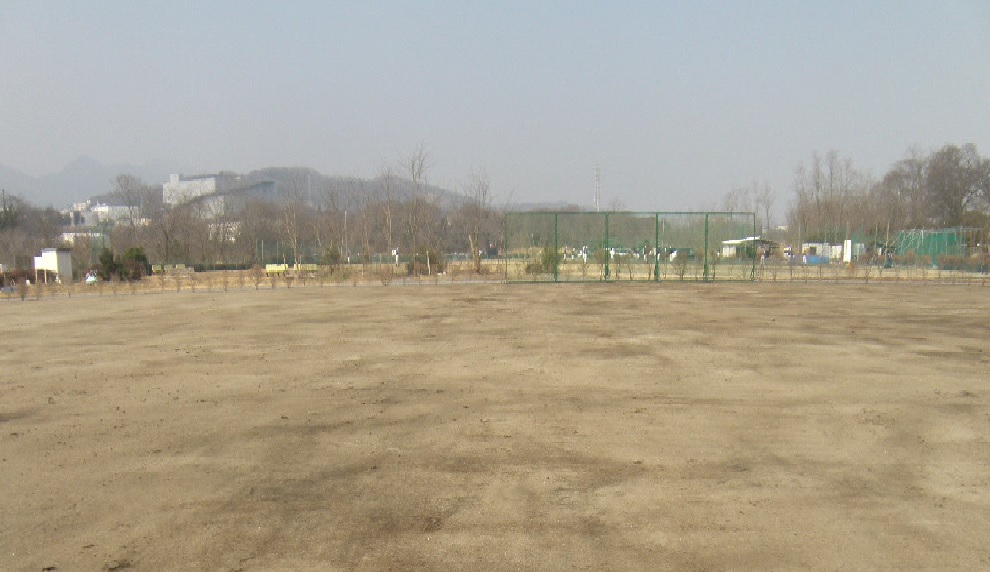 中津川スポーツ広場拡張整備工事（2016年2月）