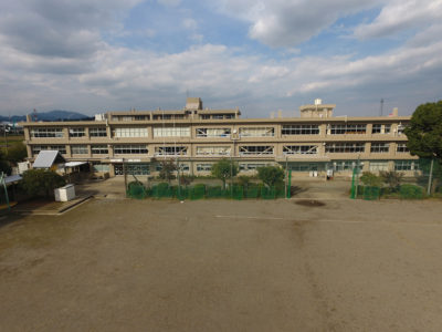 東名中学校 南棟校舎 外壁・屋上改修工事 （2017年10月）